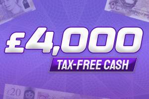 Win £4,000 Tax Free Cash - Only 858 Entries