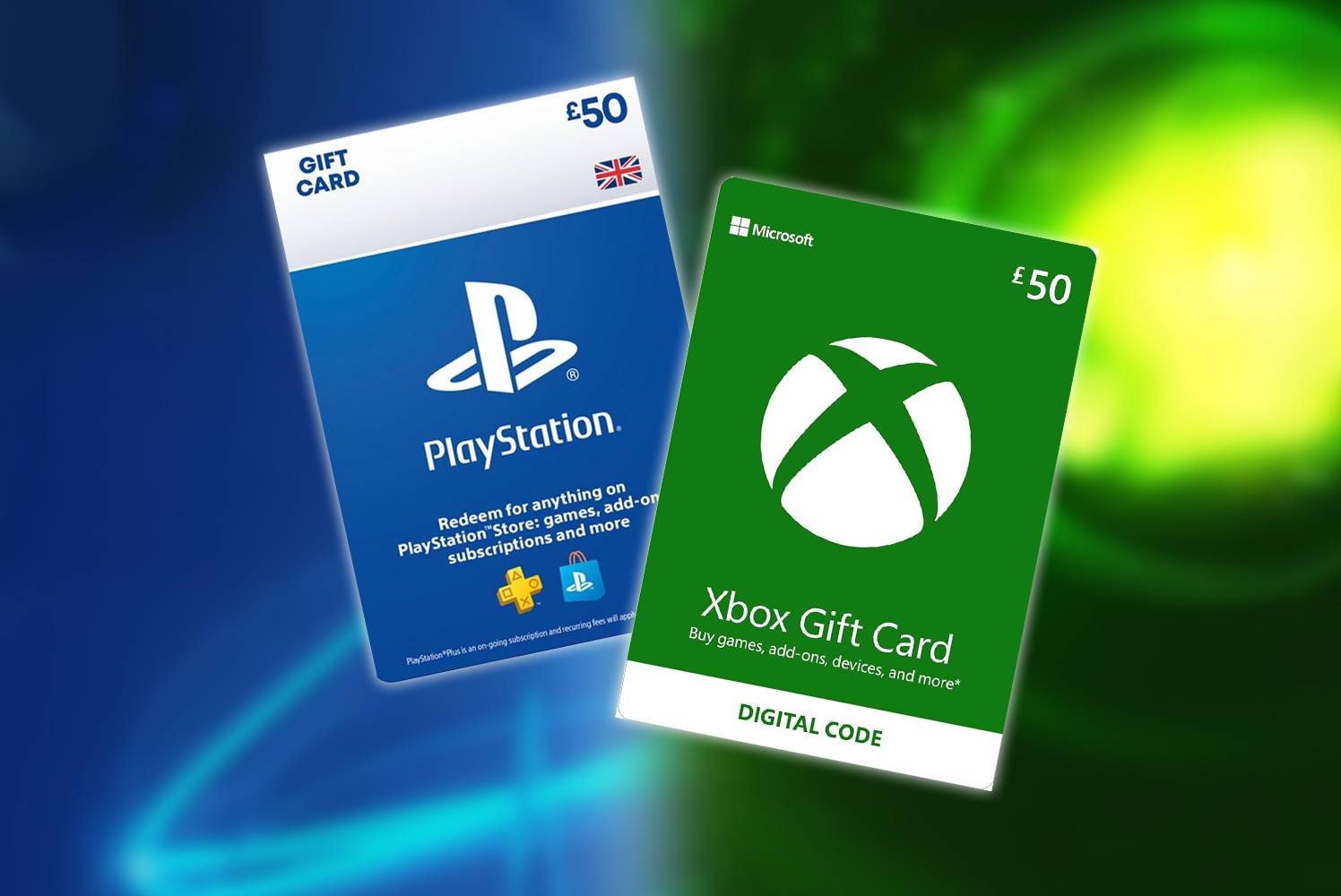 PSN Credit £50 or Xbox Credit £50