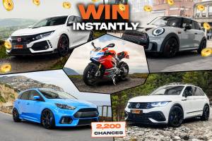 WIN INSTANTLY! 2200 Prizes / 5 Vehicles & £10,000 End Prize