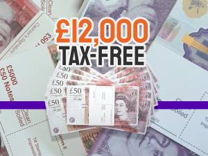 £12,000 Tax Free Cash