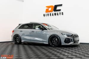 Win This Audi RS3 Vorsprung & £1,000 or £52,000 Tax Free