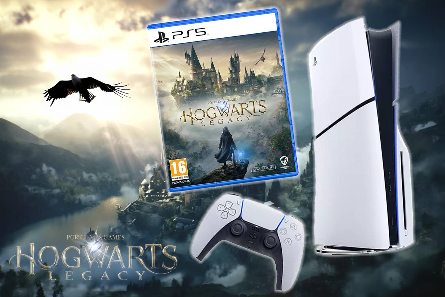 Win this PS5 Slim & Hogwarts Legacy - Only 999 Entries