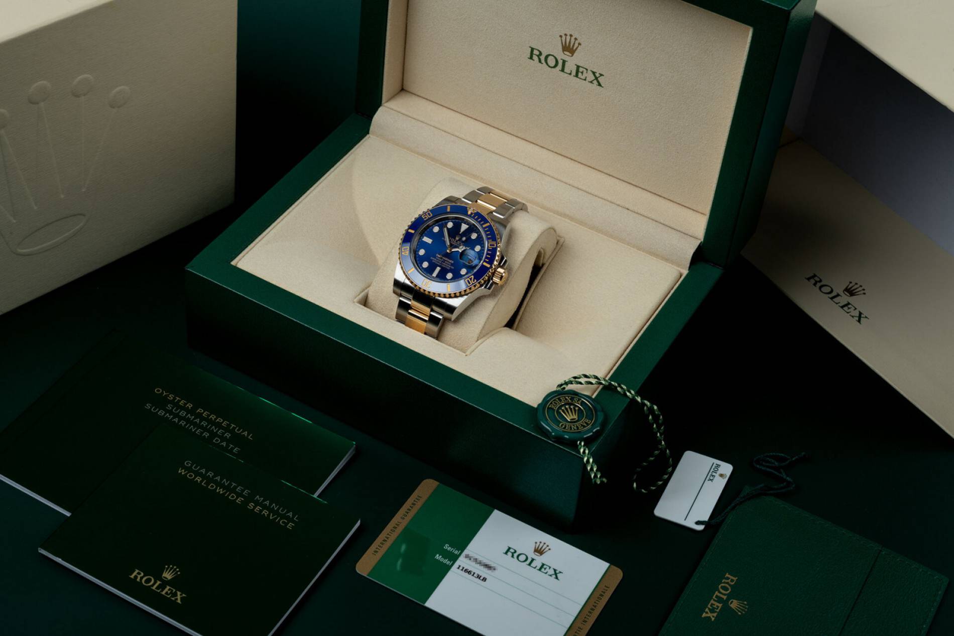 ROLEX SUBMARINER DATE 40 "GOLD &amp; STEEL" or £11,500 Tax Free