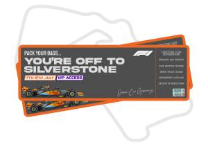 Win a VIP Silverstone F1 Race Weekend For Two - Only 989 Entries