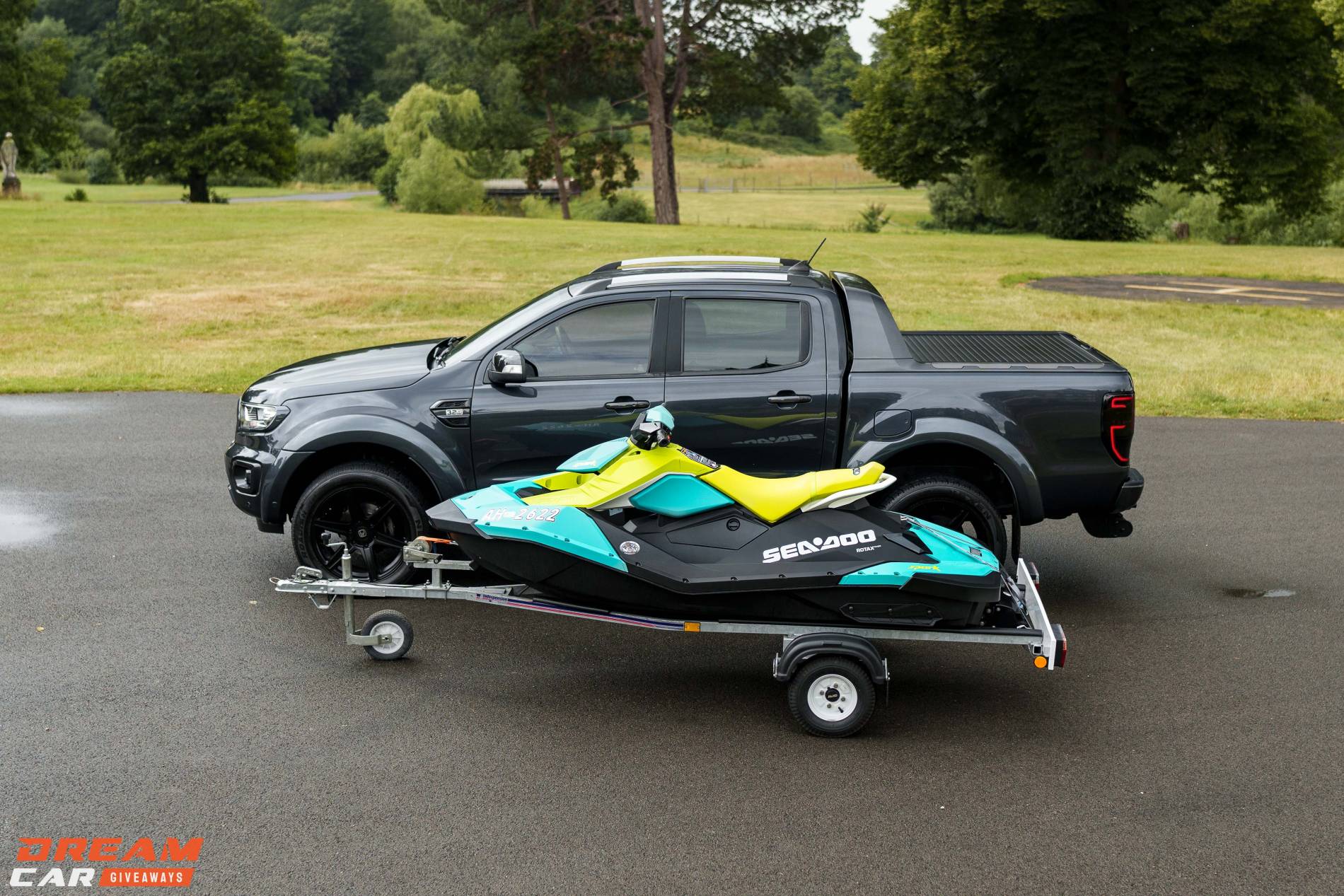 Win this Ford Ranger & Seadoo Spark Jet Ski & £1,000 or £35,500 Tax Free