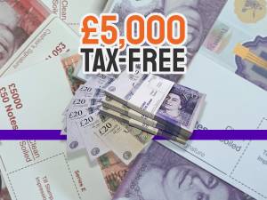 £5,000 Tax Free Cash