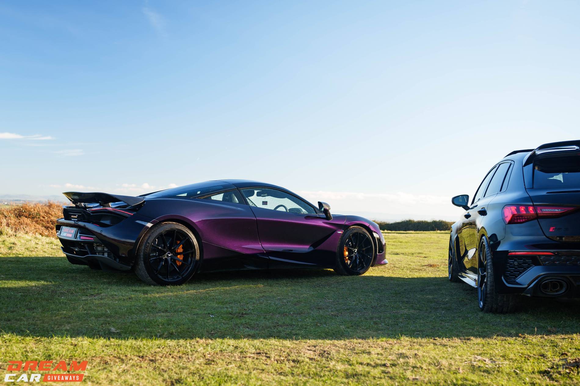 Win this Mclaren 720S and 2023 Audi RS3 & £5,000 or £172,000 Tax Free