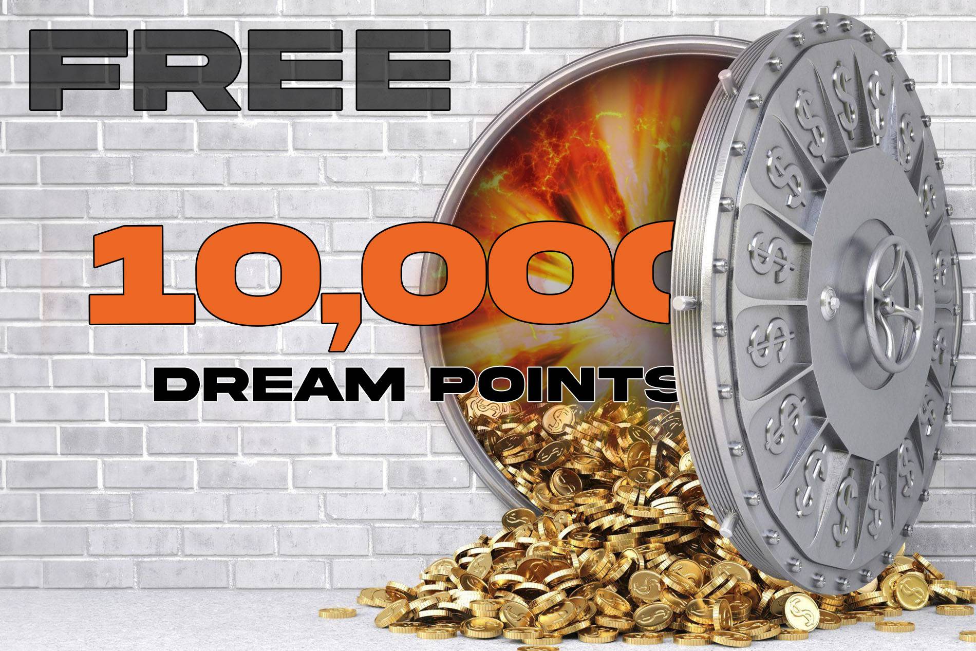 FREE: Chance To Win 10,000 Dream Points (Prize Tripled Over £1 Spend)