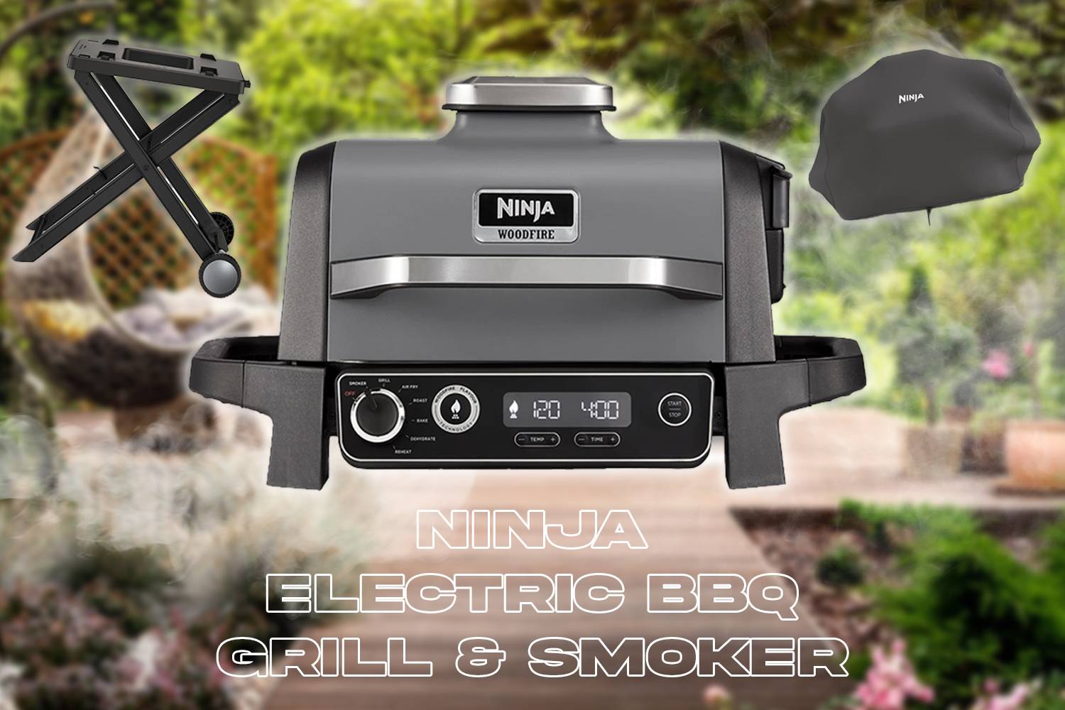 Win this Ninja Woodfire Pro XL Electric BBQ Grill & Smoker - Only 999 Entries