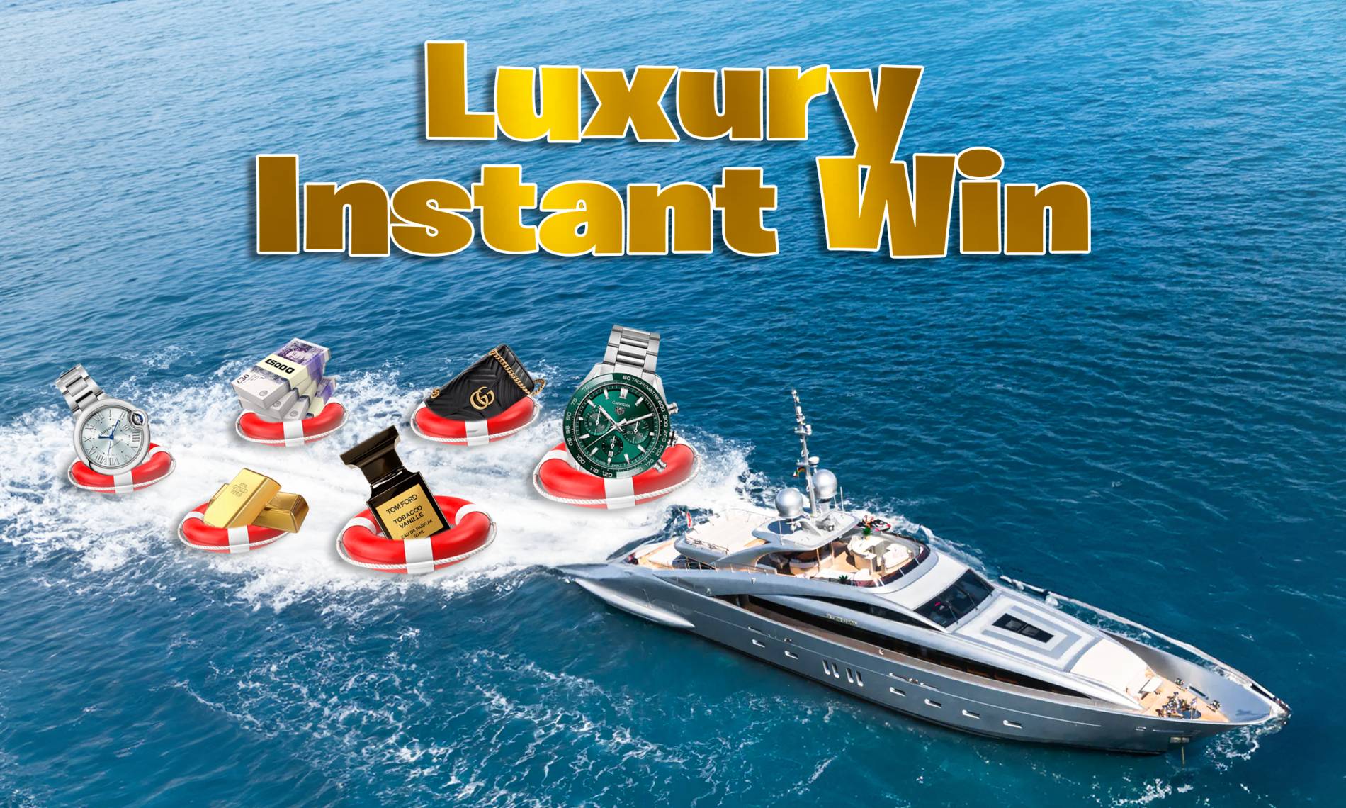 Luxury Instant Win - £3000 End Prize!