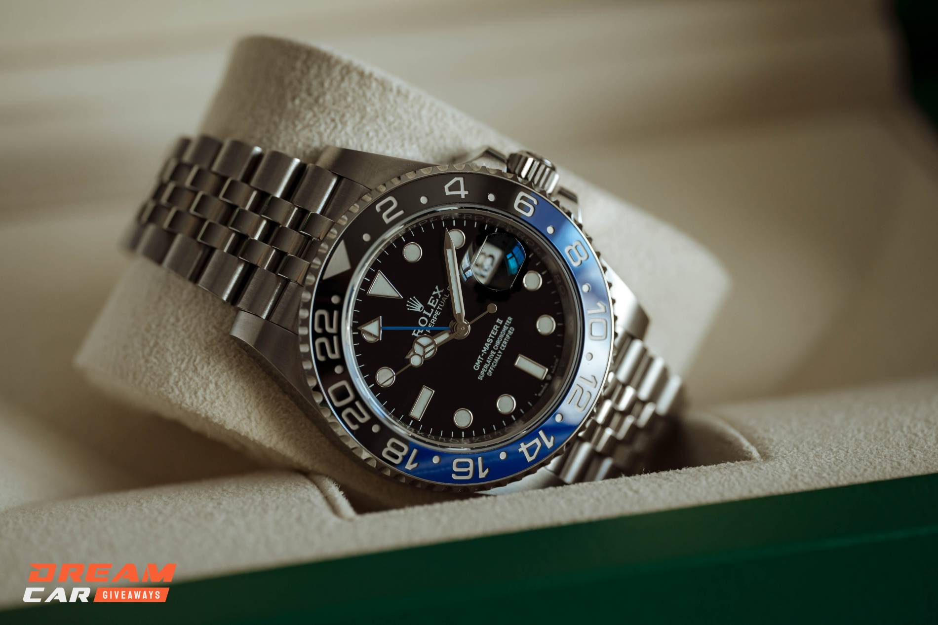 Win this Rolex GMT Master II 'Batgirl' or £10,000 Tax Free